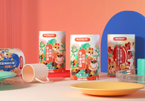 尚智 三只松鼠 藕粉饮品系列包装
